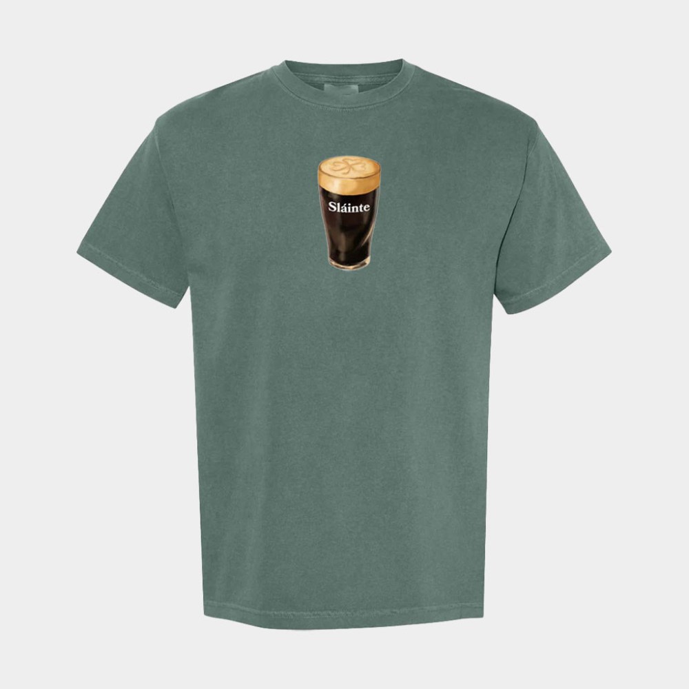 Barstool Sports Merch Slainte Beer T-Shirt St Patrick's Day Shirts Gifts For Irish Holiday