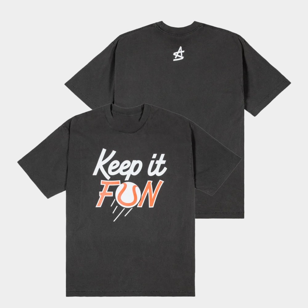 Baseballism Merch Keep It Fun Script T-Shirt Birthday Present For Dad Baseball Lovers