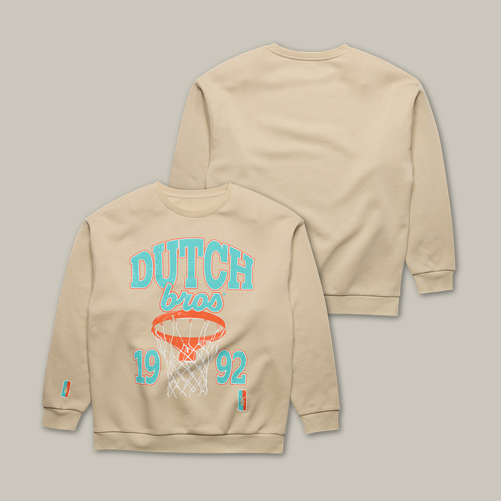 Basketball 1992 Dutch Bros Sweatshirt Dutch Bros Apparel Streetwear Gift For Him