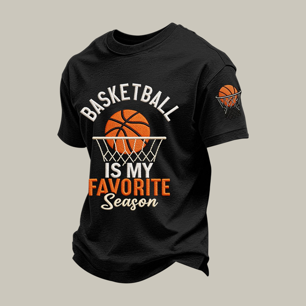 Basketball Is My Favorite Season T-Shirt Basketball Clothes Best Gift For Father's Day