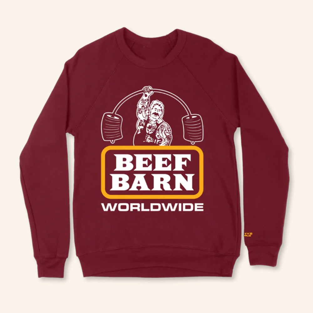 Beef Barn Merch Beef Barn Worldwide Sweatshirt Dad Christmas Gifts