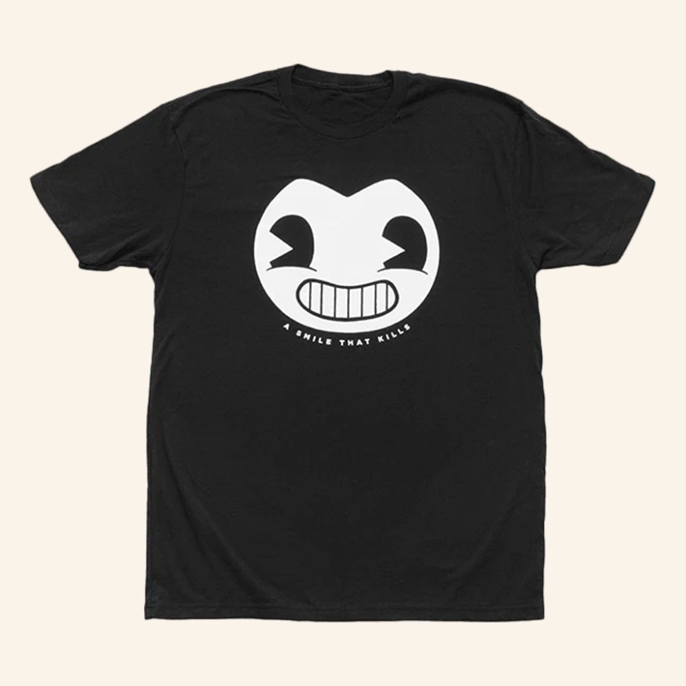 Bendy Merch Bendy Head Smile T-Shirt Gift Ideas For Sister