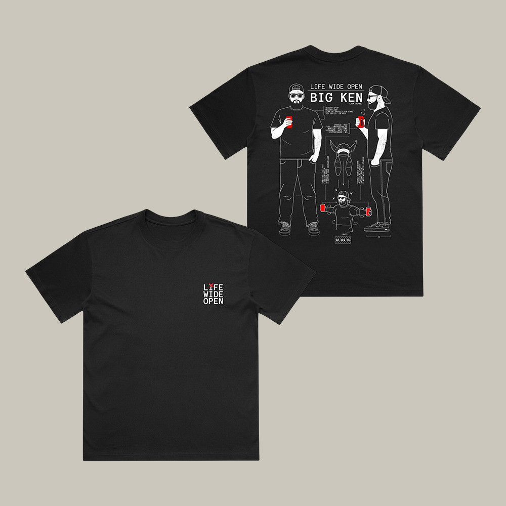 Big Ken Tech Spec CboysTV T-Shirt Life Wide Open Shirt CboysTV Lover Present
