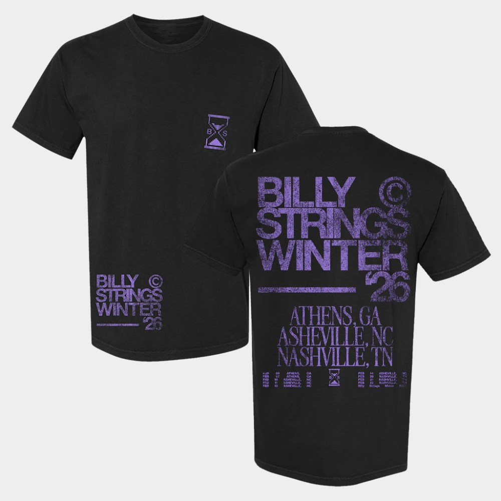 Billy Strings Merch Hourglass T-Shirt Billy Strings Winter 2026 Shirt Gifts For Music Fans