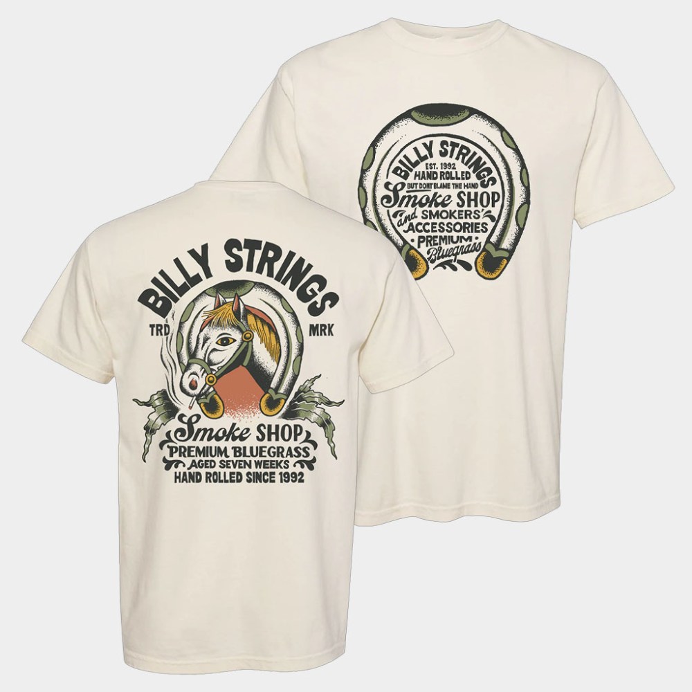 Billy Strings Merch Smoke Shop T-Shirt Billy Strings Shirt Music Lover Gift Ideas For Him