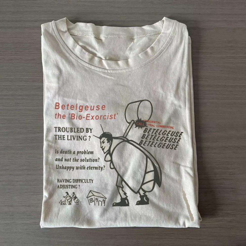 Bio Exorcist T-Shirt Troubled By The Living Merchandise Gifts For Men