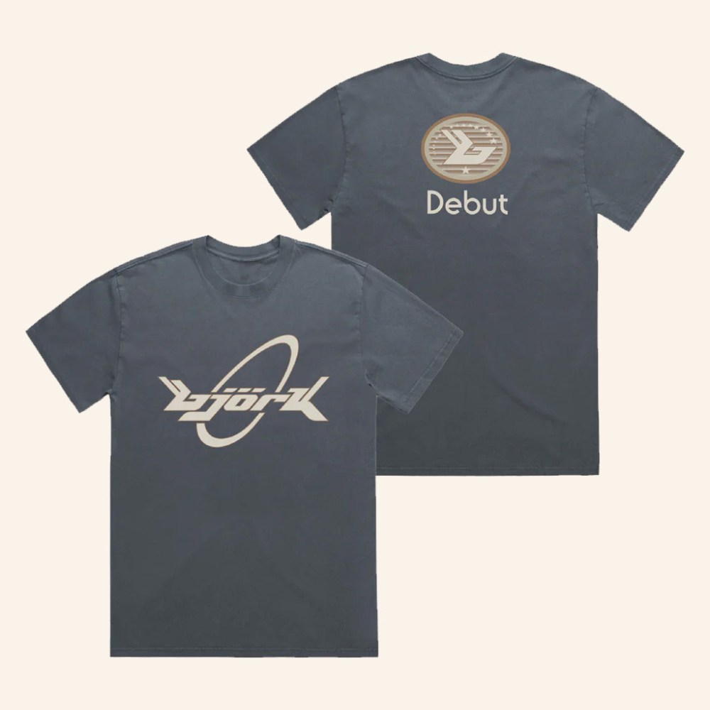 Bjork Merch Debut Logo T-Shirt Presents For Music Lovers