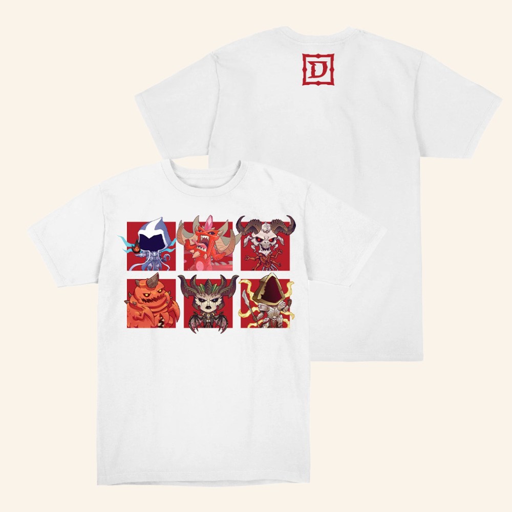 Blizzard Gear Merch Diablo Cute But Deadly T-Shirt Christmas Gift Ideas For Him