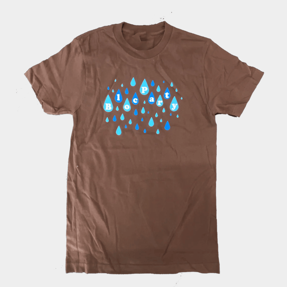 Bloc Party Merch Raindrops T-Shirt Bloc Party Shirt Presents For Music Lovers