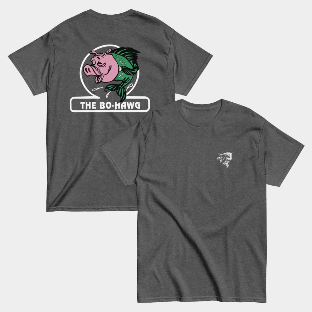 Bo-Hawg Merch OG Pink And Green T-Shirt The Bo-Hawg Shirt Gifts For Girlfriend