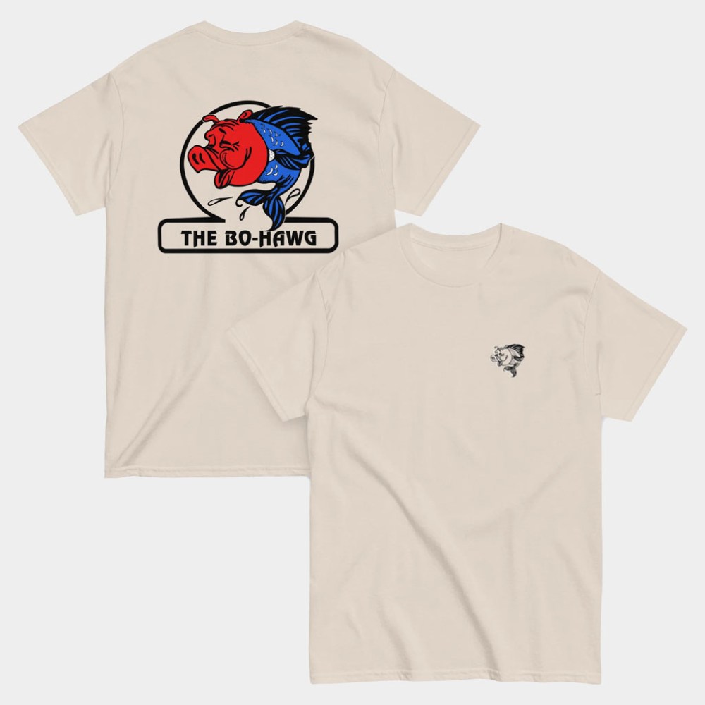 Bo-Hawg Merch OG Red And Blue T-Shirt The Bo-Hawg Shirt Gifts For Best Friends