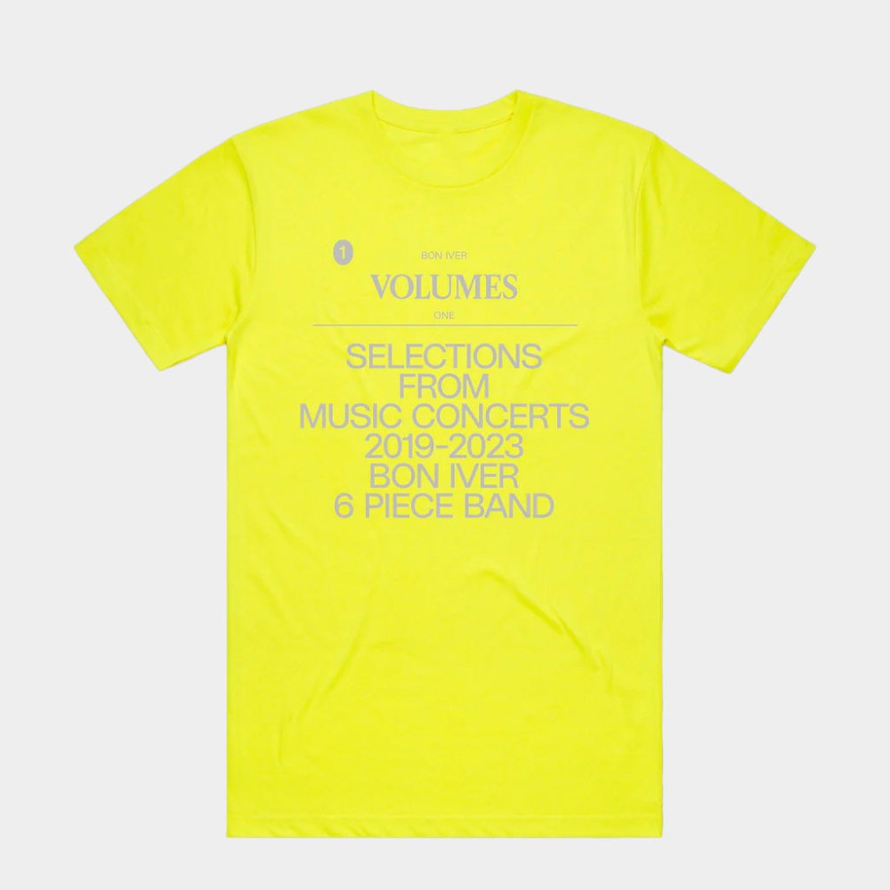 Bon Iver Merch Volumes V1 T-Shirt Bon Iver Shirt Gift Ideas For Fans