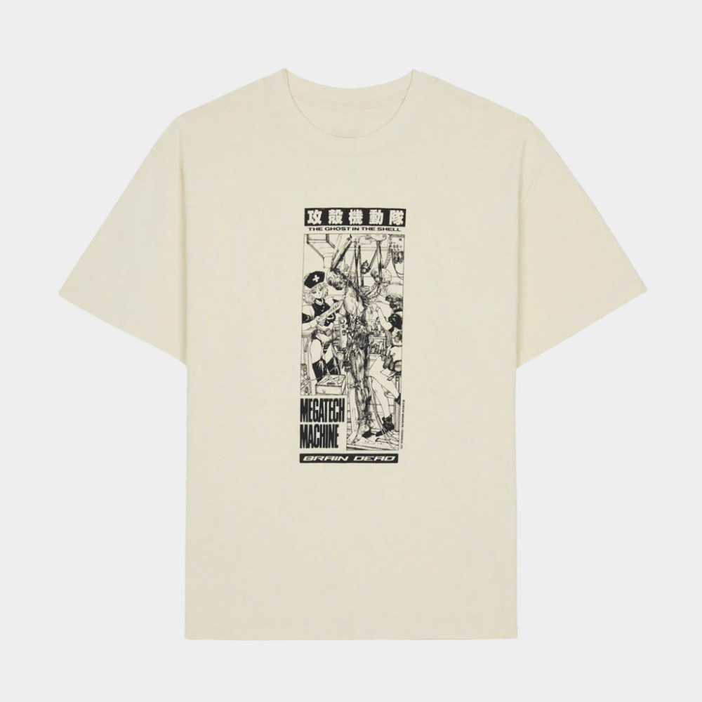 Brain Dead Merch Brain Dead X Ghost In The Shell Megatech Machine T-Shirt Gift Ideas For BFF