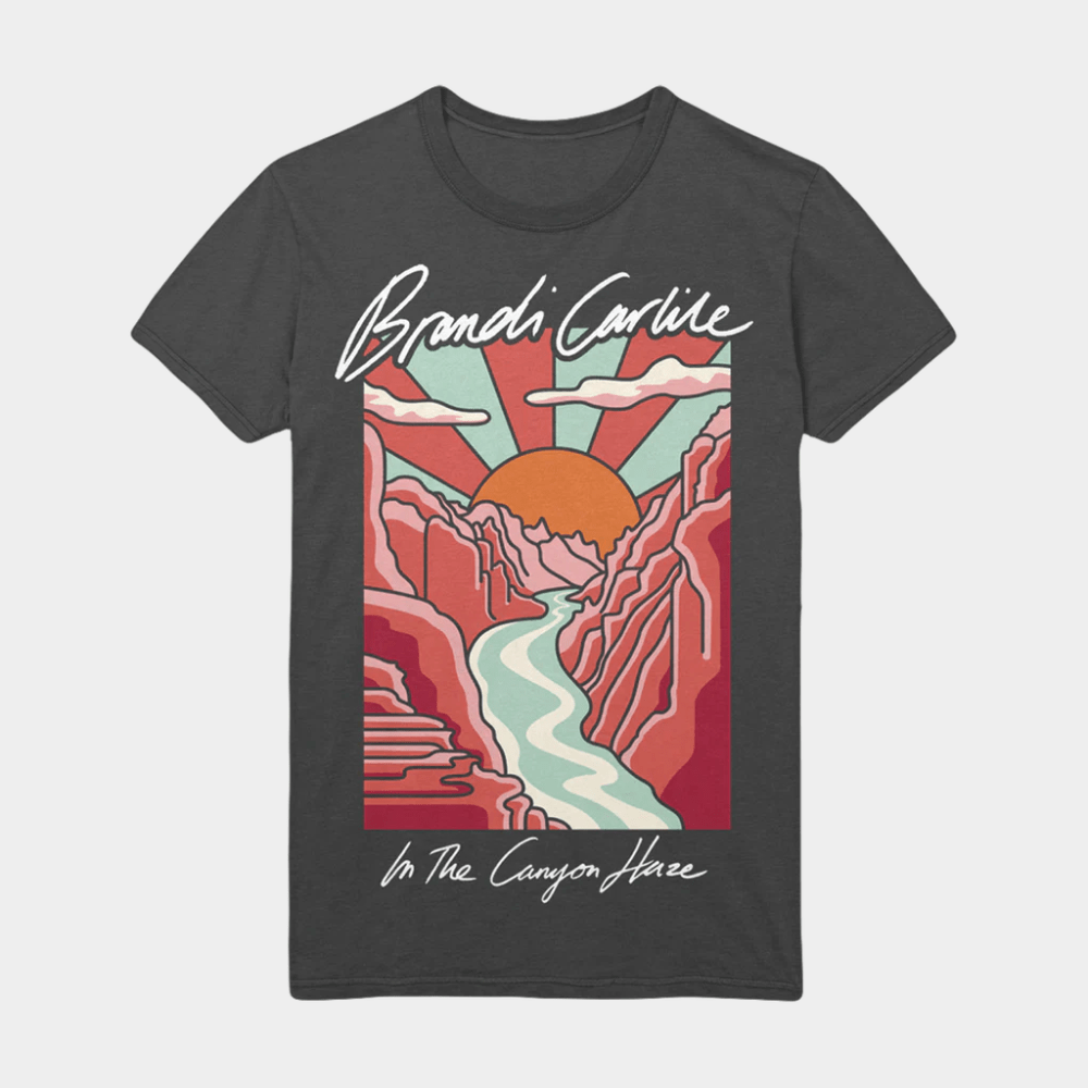 Brandi Carlile Merch In The Canyon Haze Script T-Shirt Music Lover Gifts For Him