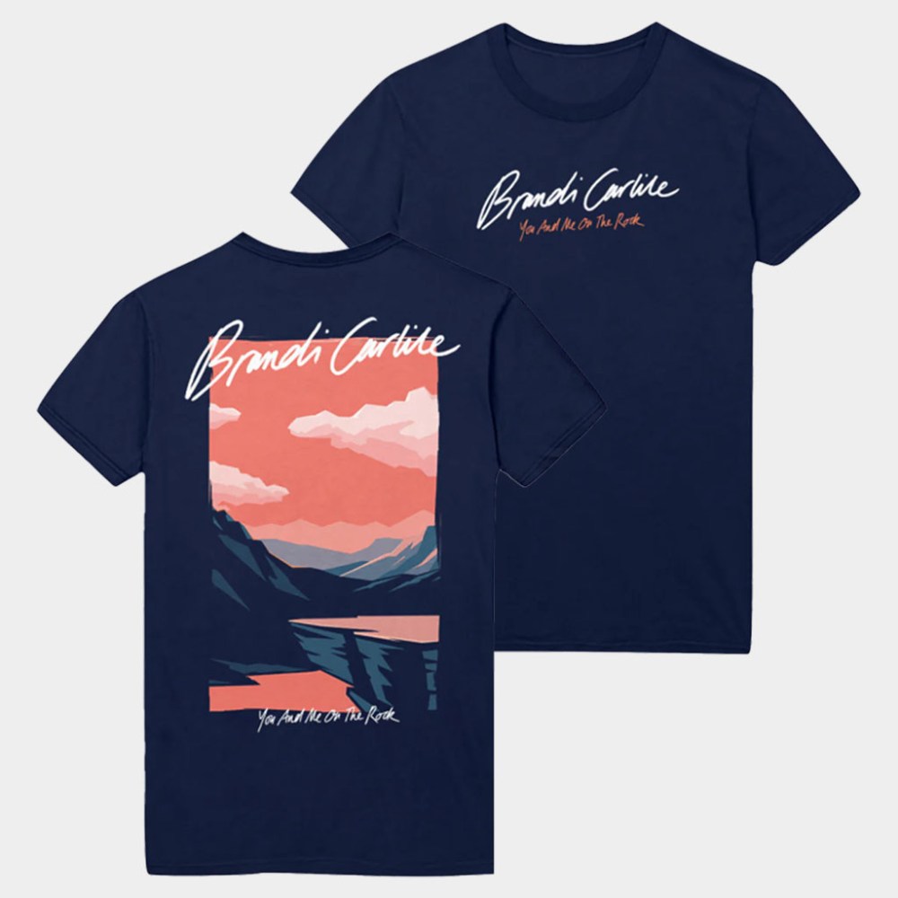 Brandi Carlile Merch You And Me On The Rock T-Shirt Gift Ideas For Music Lovers