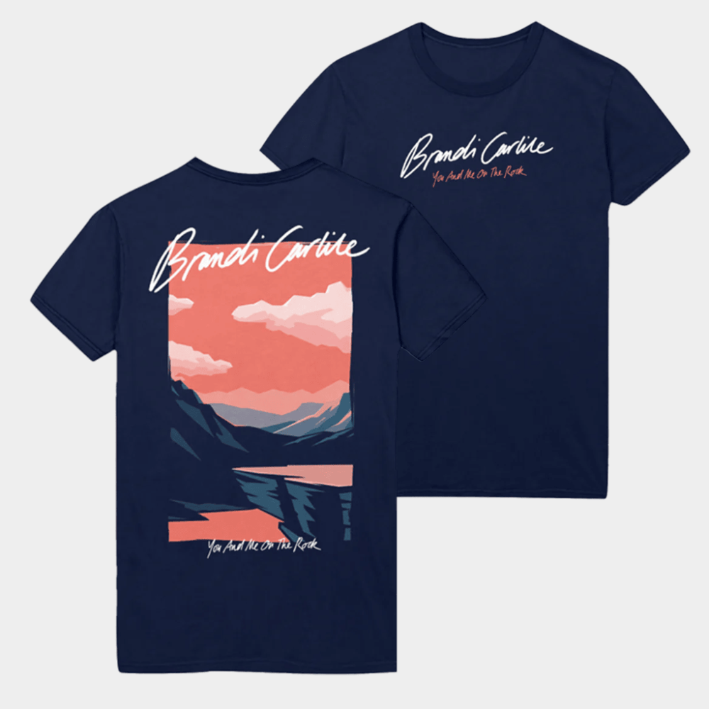 Brandi Carlile Merch You and Me On The Rock T-Shirt Gift Ideas For Music Lovers