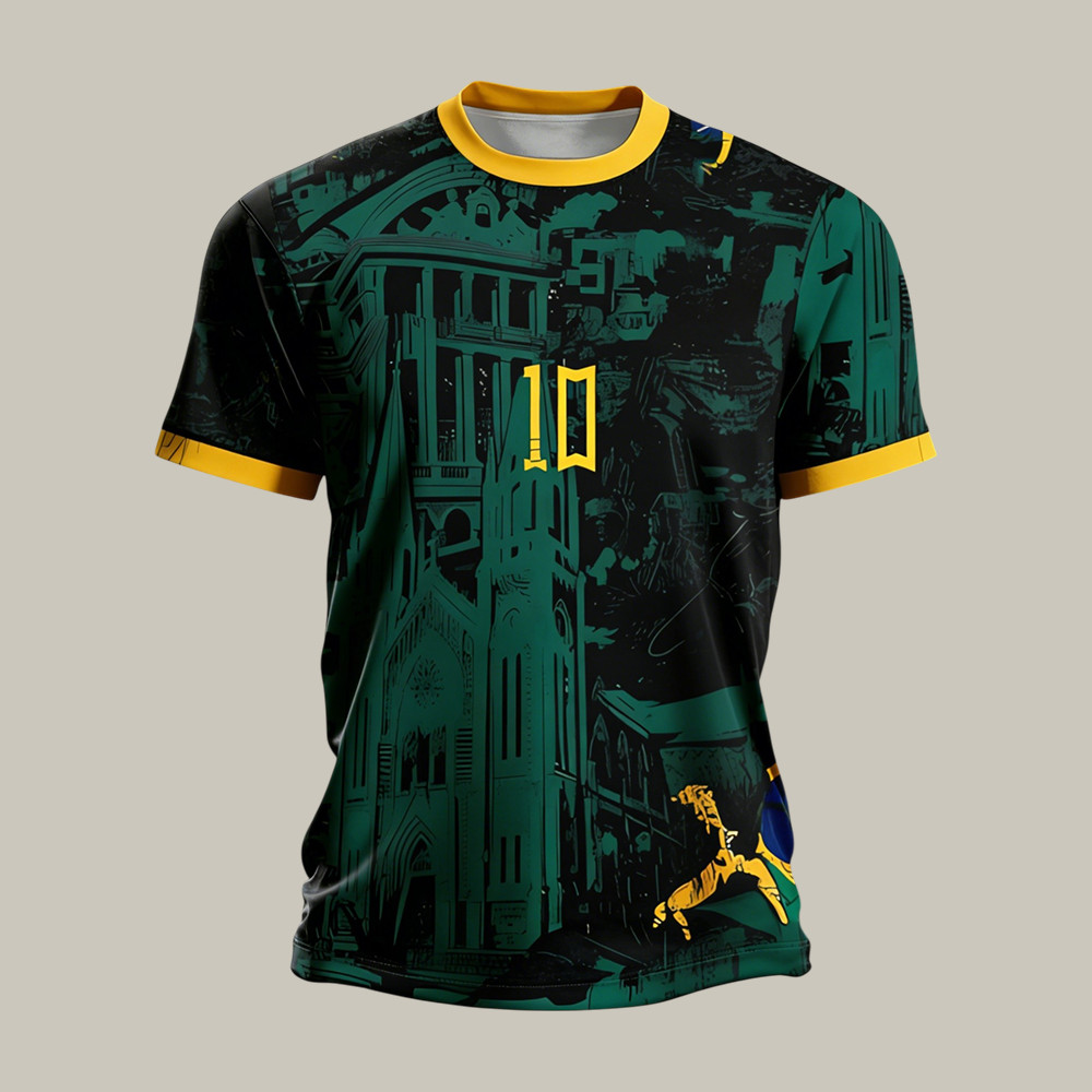 Brazil FIFA World Cup 2026 T-Shirt Brazil National Soccer Team Merch Fan Gear