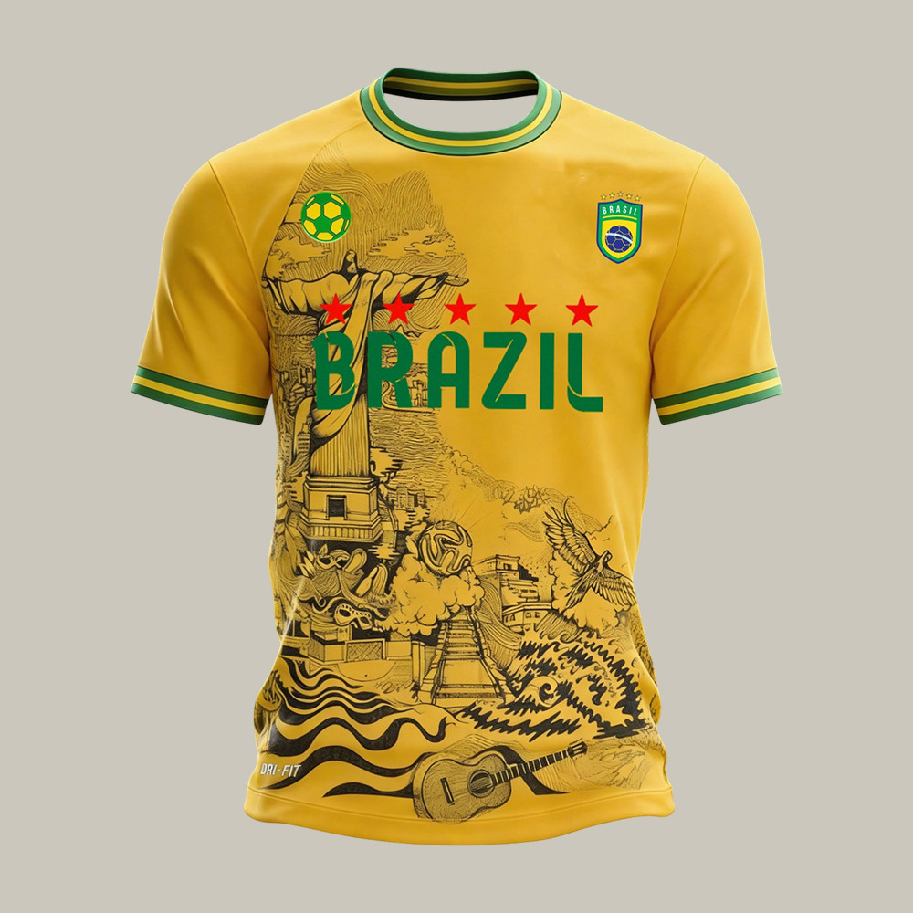 Brazil FIFA World Cup 2026 T-Shirt Brazil World Cup 2026 Shirt Unique Gift For Fans