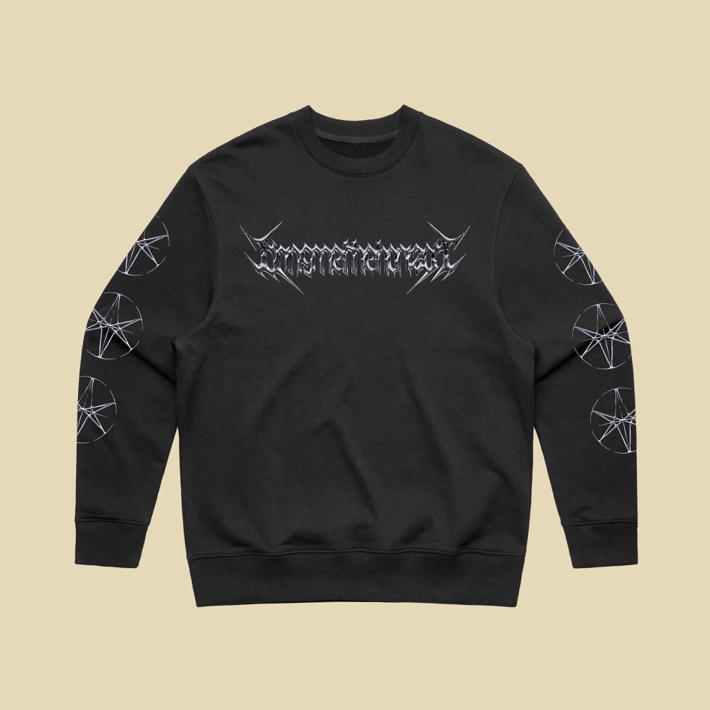 Bring Me The Horizon Merch Chrome Logo Sweatshirt Rock Music Lover Clothes Gift For Him