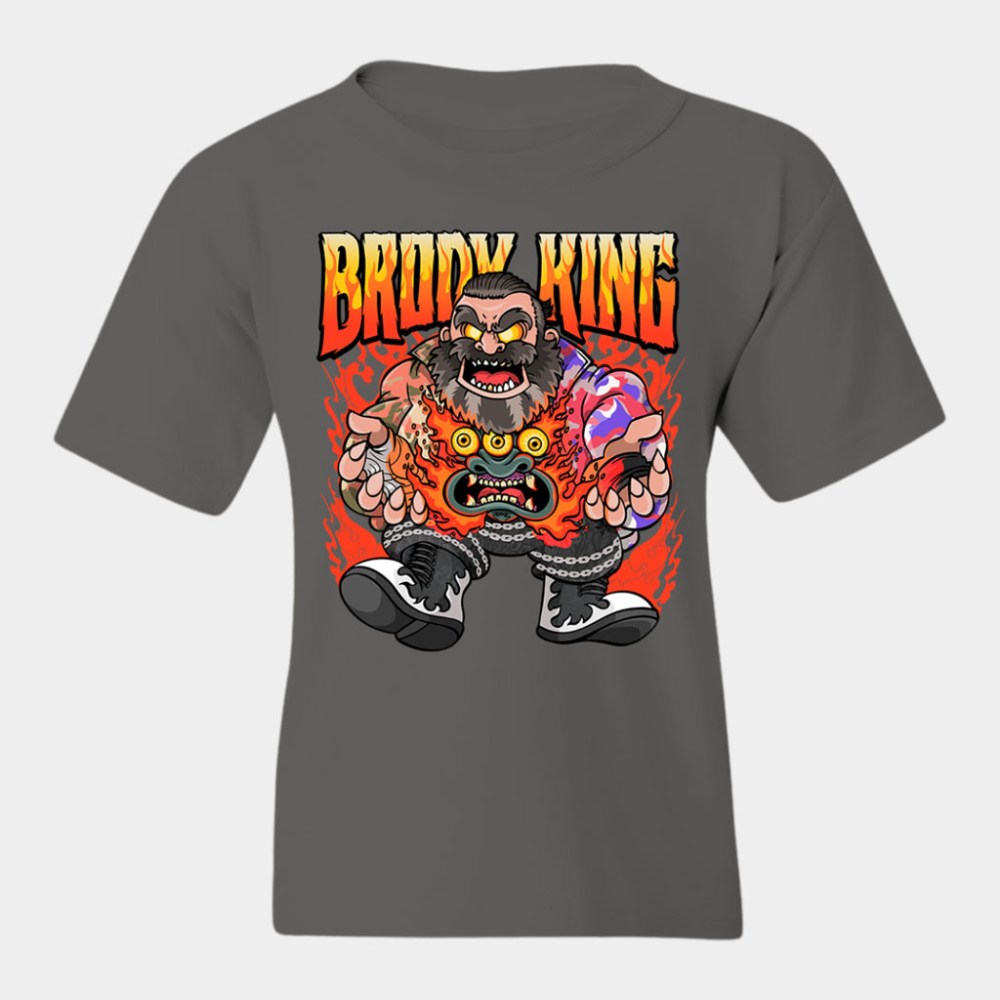 Brody King Merch Brody King Shirt Big Bad Brody Kids T-Shirt Gift Ideas For Dad