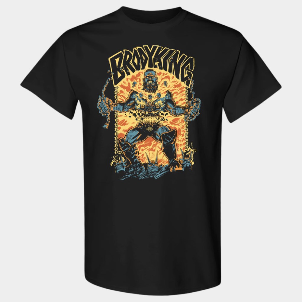 Brody King Merch Brody King Shirt Big Burning Brody T-Shirt Gift Ideas For Husband