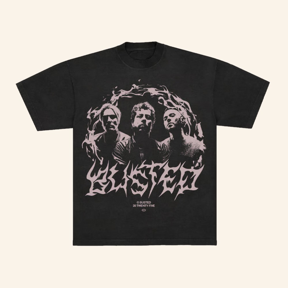 Busted Merch Metal T-Shirt Busted Shirt Birthday Gift Ideas For Husband