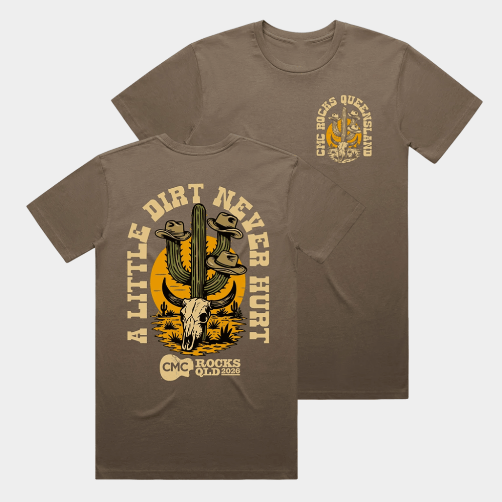 CMC Rocks Merch A Little Dirt Never Hurt T-Shirt CMC Rocks Queensland Shirt Gifts For Fans