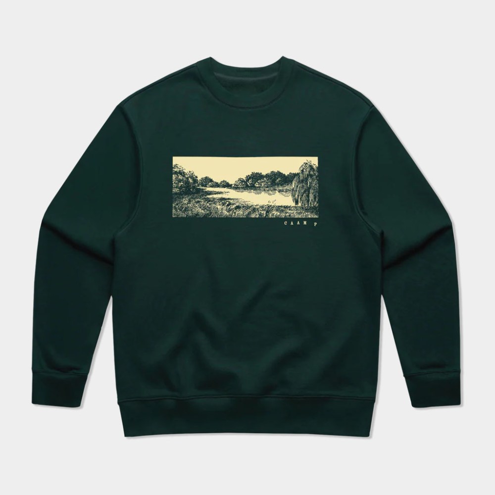 Caamp Merch Lake Sketch Crewneck Caamp Sweatshirt Best Gifts For Music Lovers