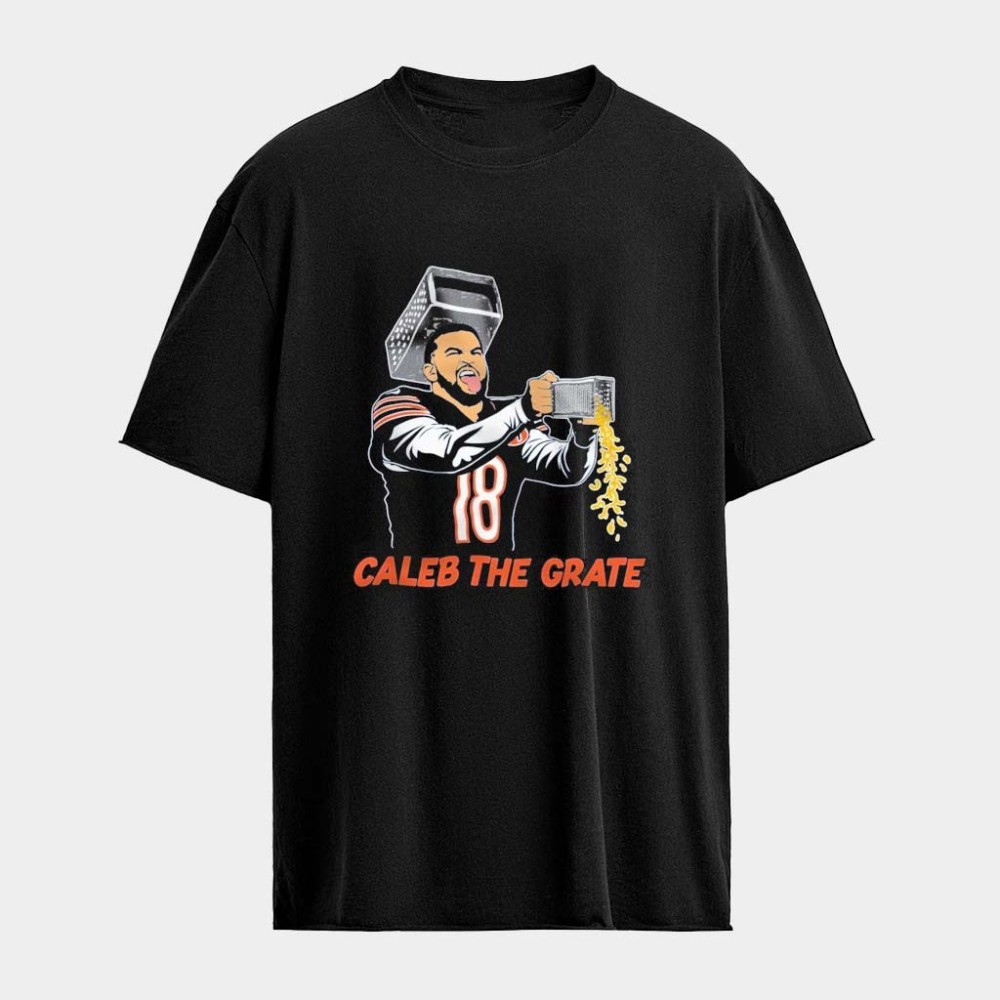 Caleb Williams Chicago Football Caleb Cheese Grater Caleb The Grate T-Shirt Best Football Gifts