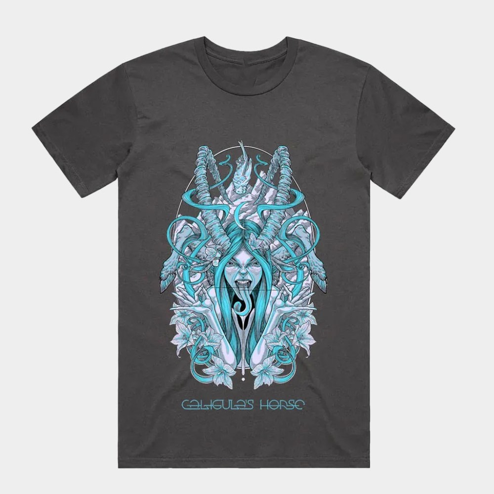 Caligula's Horse Merch Mute Blue T-Shirt Caligula's Horse Shirt Gift Ideas For Music Lovers