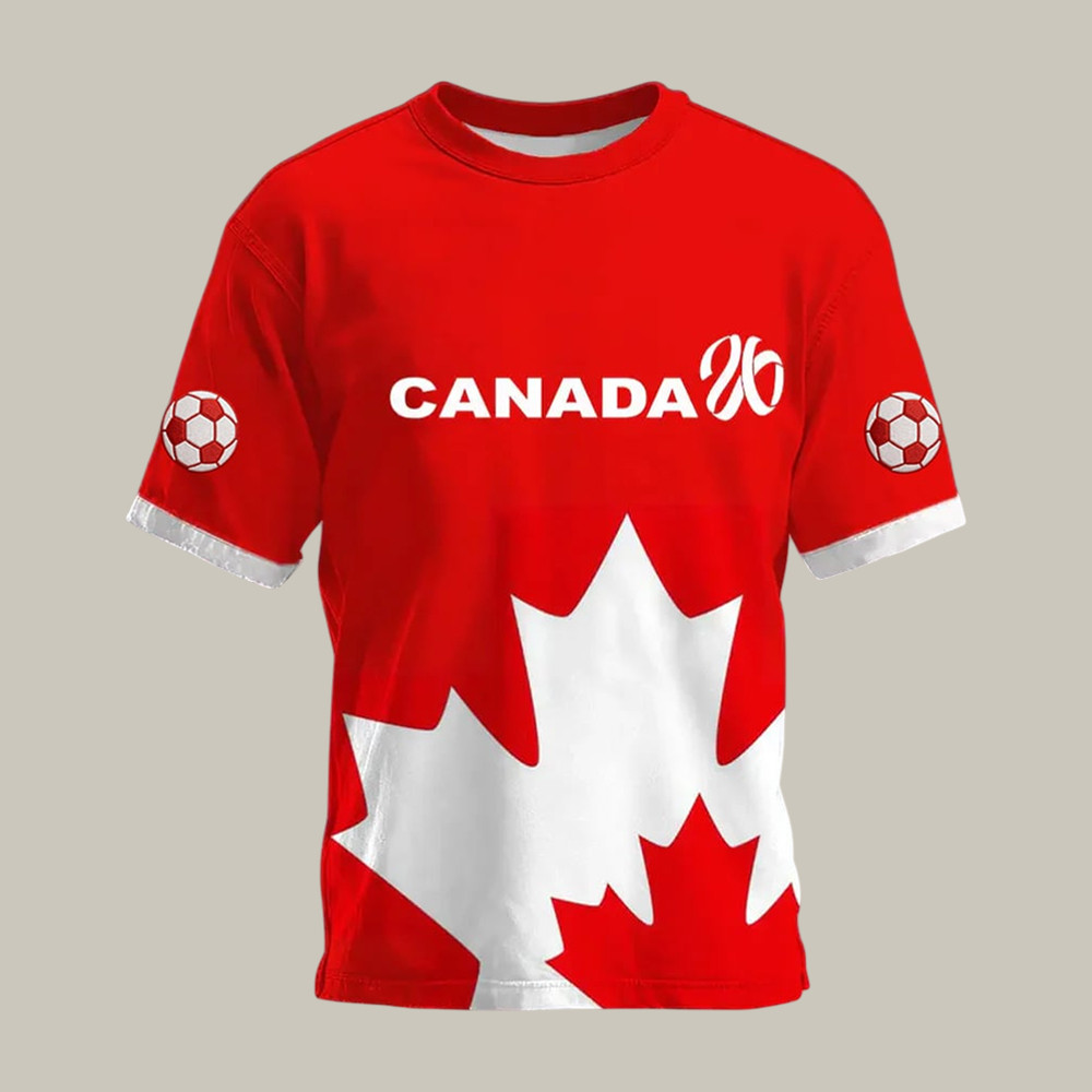 Canada 2026 Fifa World Cup T-Shirt Game Day Shirt Soccer Lover Gift For Friends