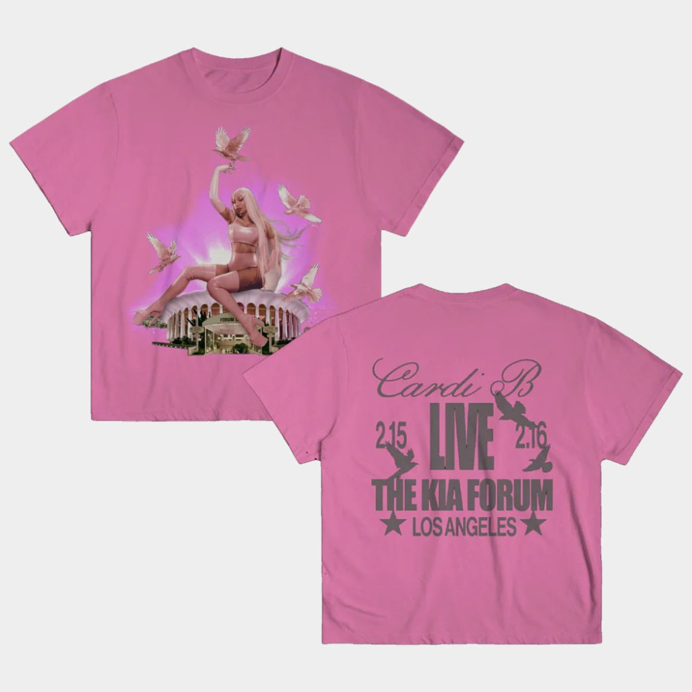 Cardi B Merch The Kia Forum T-Shirt Cardi B Live 2026 Merch Present For Music Lovers