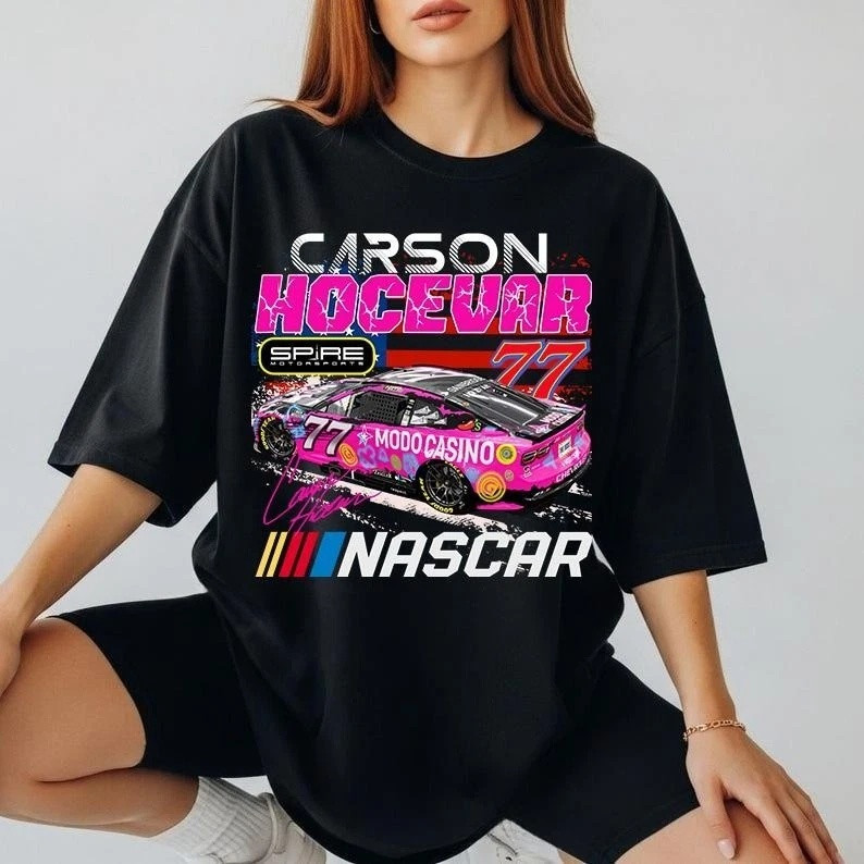 Carson Hocevar 77 Driver T-Shirt Carson Hocevar 77 NASCAR Tee Gift For Speed Fans