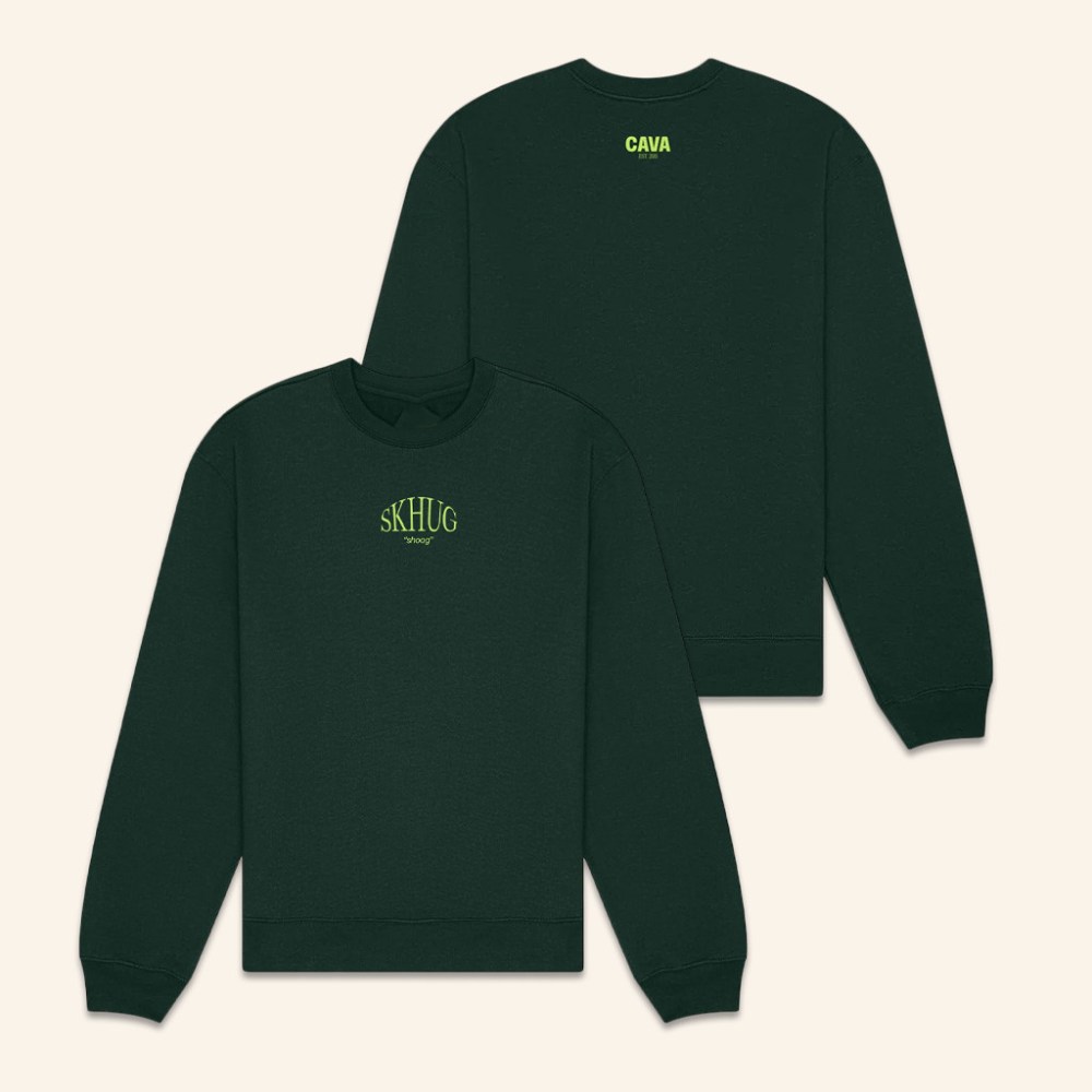 Cava Merch Skhug Crewneck Sweatshirt Christmas Gifts For Boyfriend