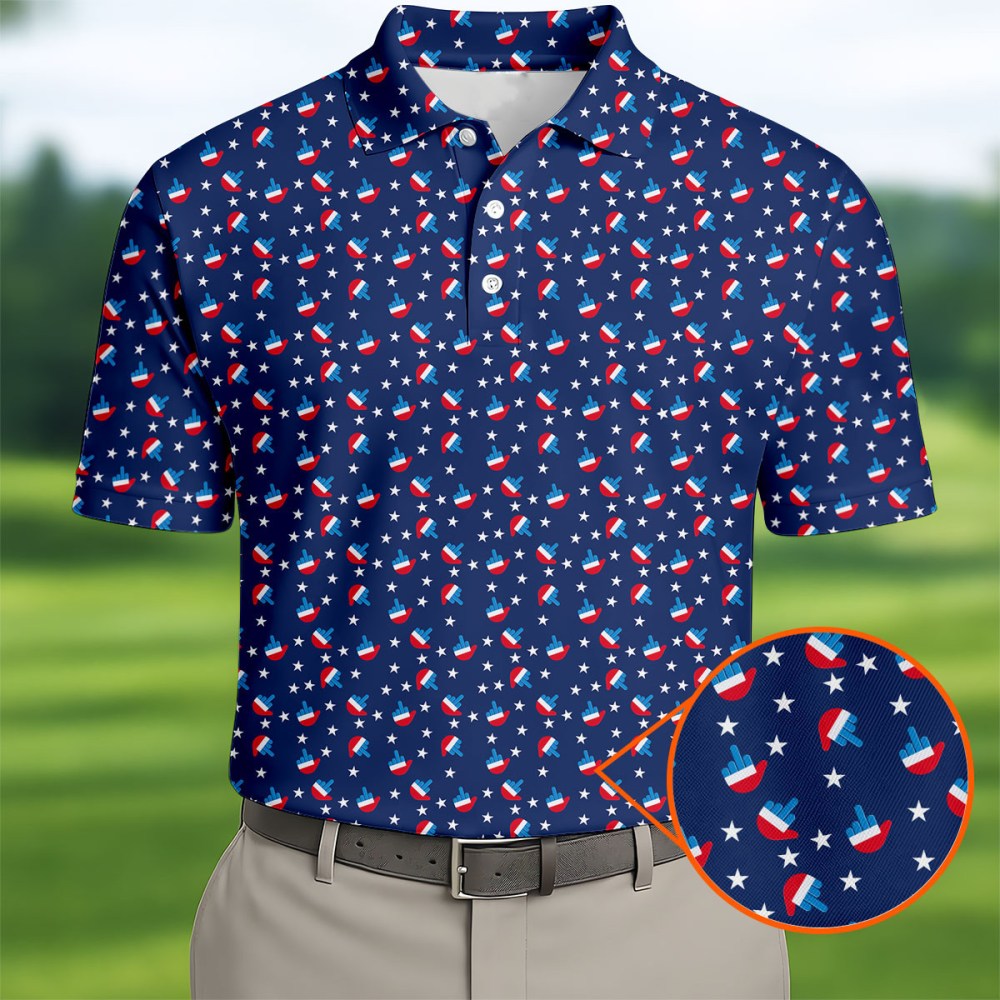 Celebrate America's 250th Anniversary Polo Shirt 4th Of July Apparel Patriotic Gift Ideas