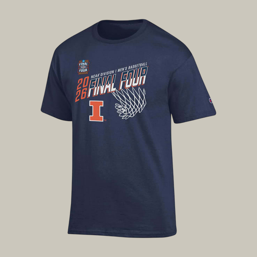 Champion Illinois Fighting Illini T-Shirt 2026 NCAA Final Four Shirt Basketball Gear