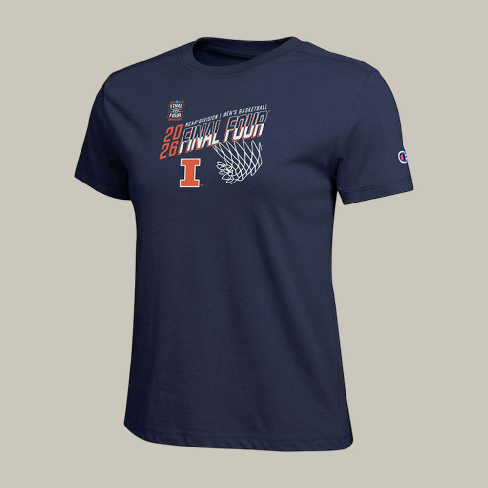 Champion Illinois Fighting Illini T-Shirt 2026 NCAA Men's Final Four Merch Best Present Idea