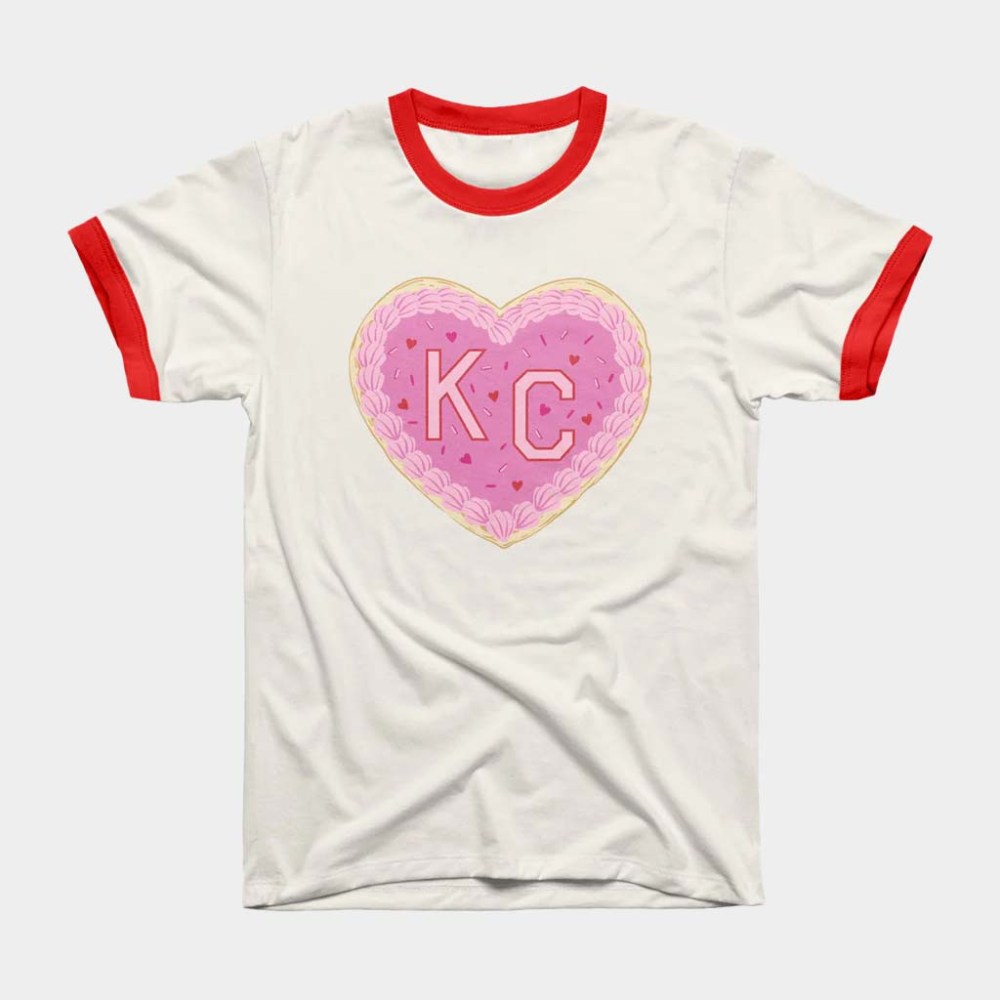Charlie Hustle Merch Cookie KC Heart T-Shirt Birthday Present For Girlfriend