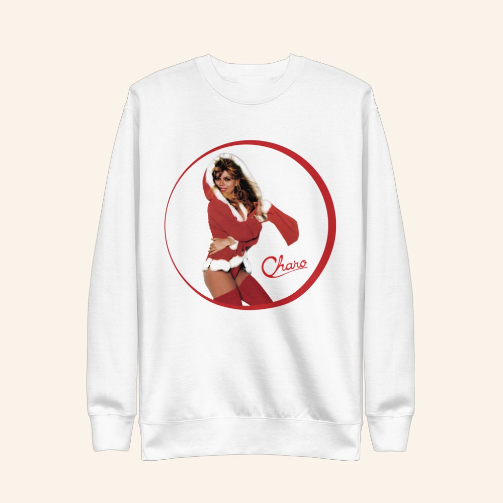 Charo Merch Charo Claus Sweatshirt Christmas Gift Ideas For Sister