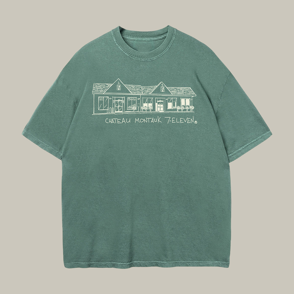 Chateau Montauk 7 Eleven T-Shirt Convenience Store Merch Present For Husband Birthday