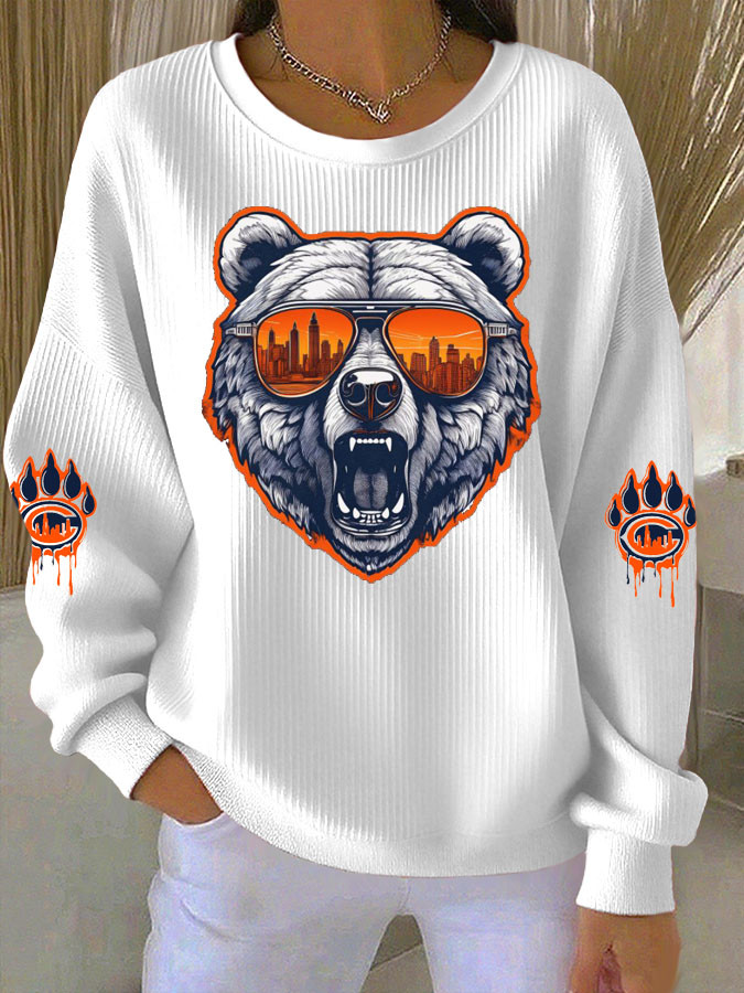 Chicago Football Sweatshirt Gameday Clothes CB Merch Best Gift For Girlfriend