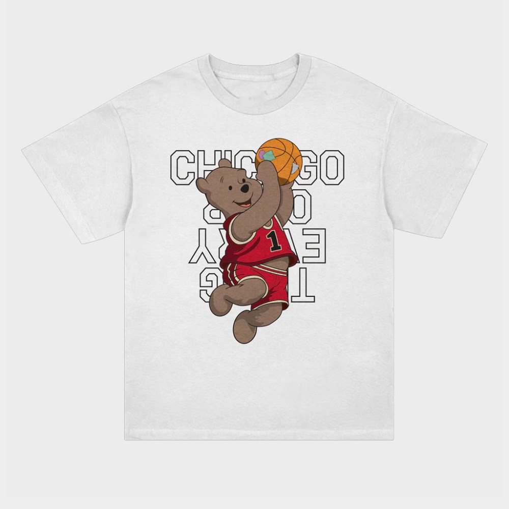 Chicago Over Everything Merch The Hooping Pooh T-Shirt Gifts Ideas For Sisters