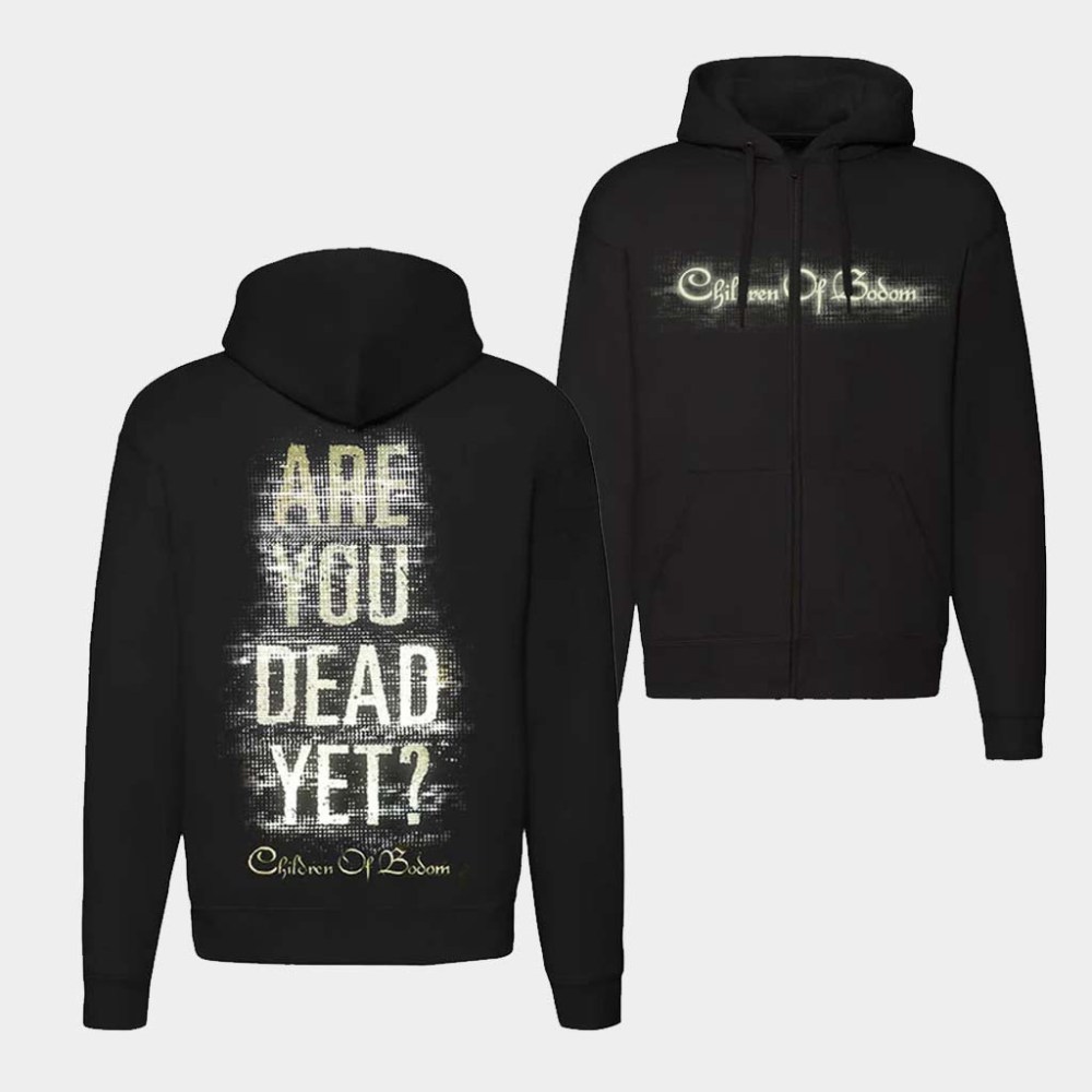 Children Of Bodom Merch Are You Dead Yet Zip Hoodie Gifts For Band Fans