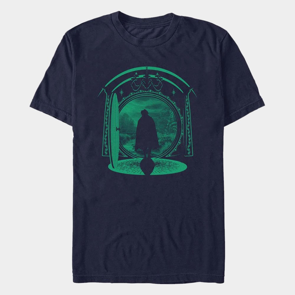 Cinemark Merch The Lord Of The Rings Door Silhouette T-Shirt Best Gifts For Movie Lovers