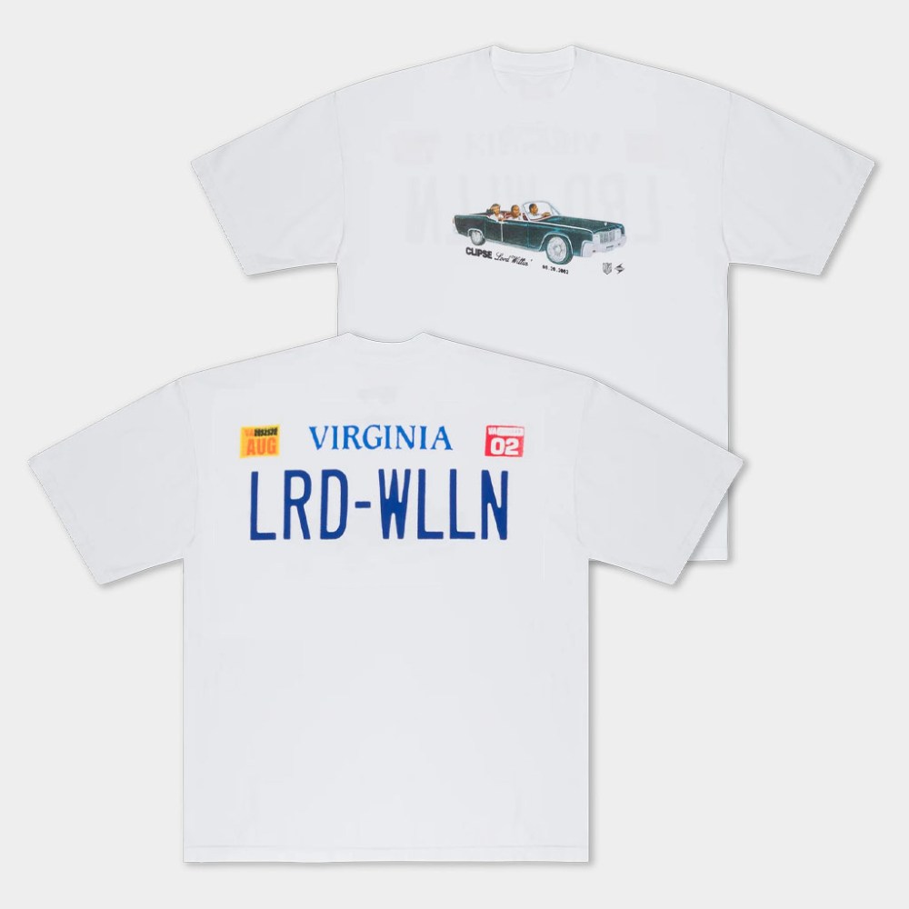 Clipse Merch Star Trak X Lord Willin Plate T-Shirt White Best For Hip Hop Lovers
