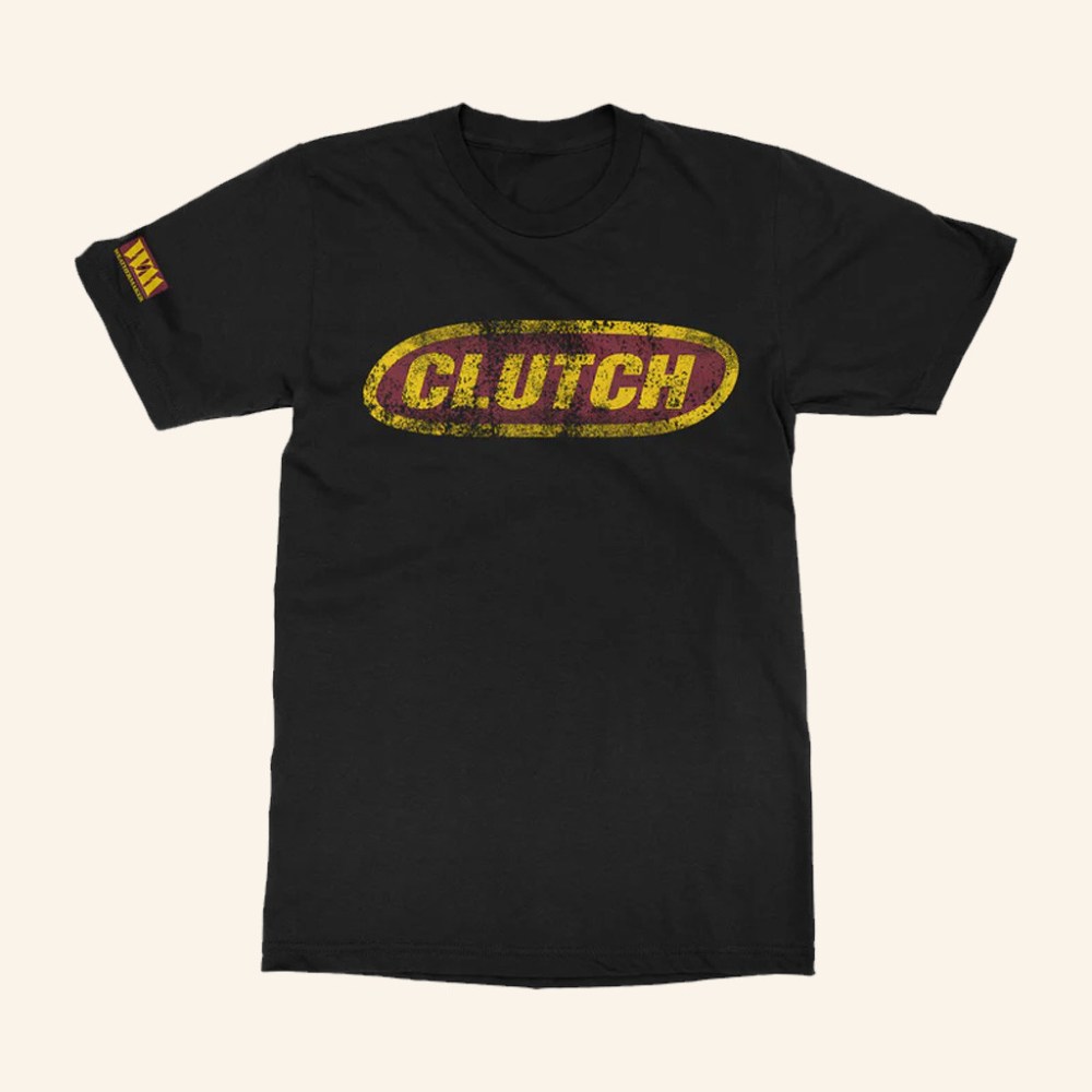 Clutch Merch Classic Logo Distressed T-Shirt Xmas Gifts For Husband