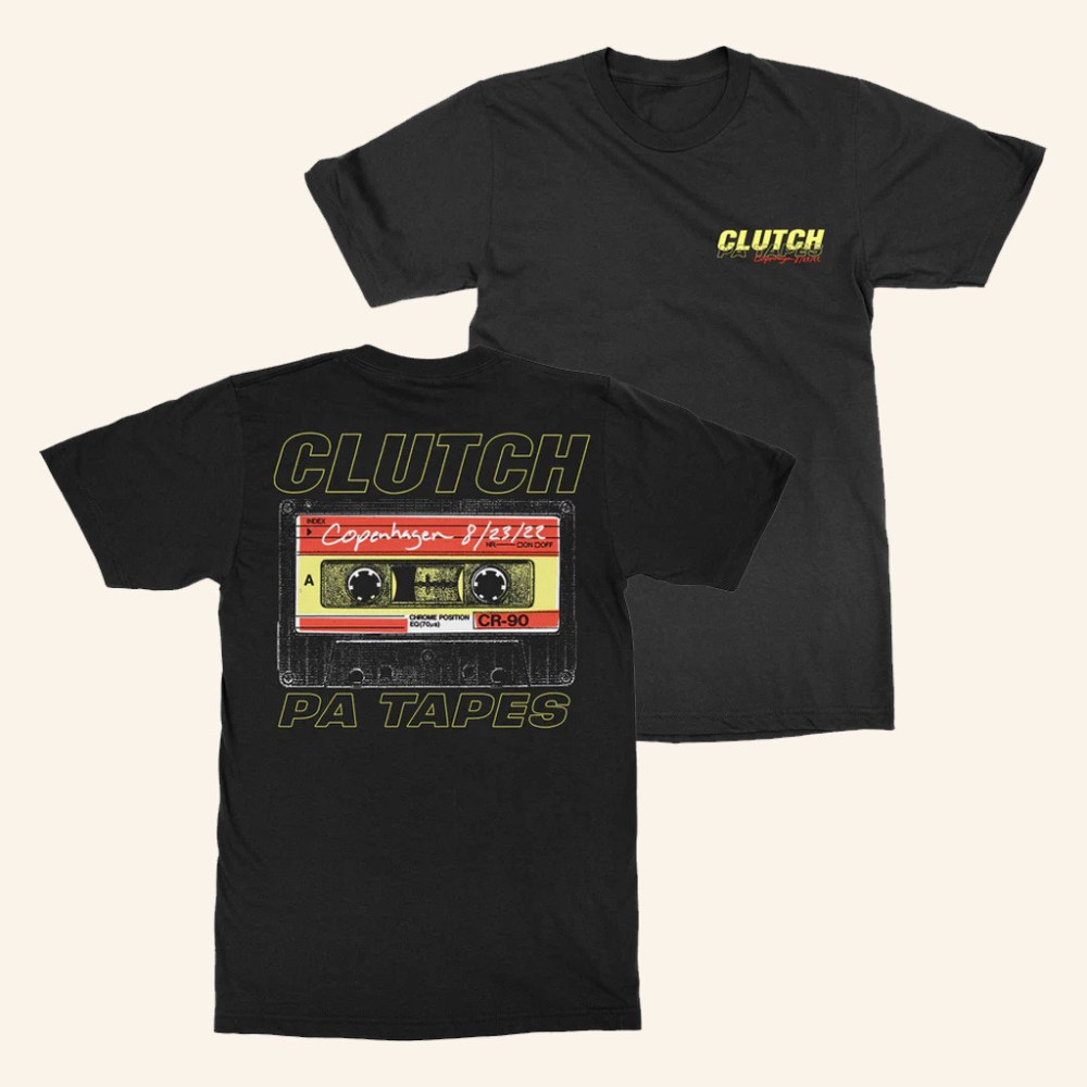 Clutch Merch Copenhagen PA Tapes T-Shirt Christmas Gift Ideas For Boyfriend