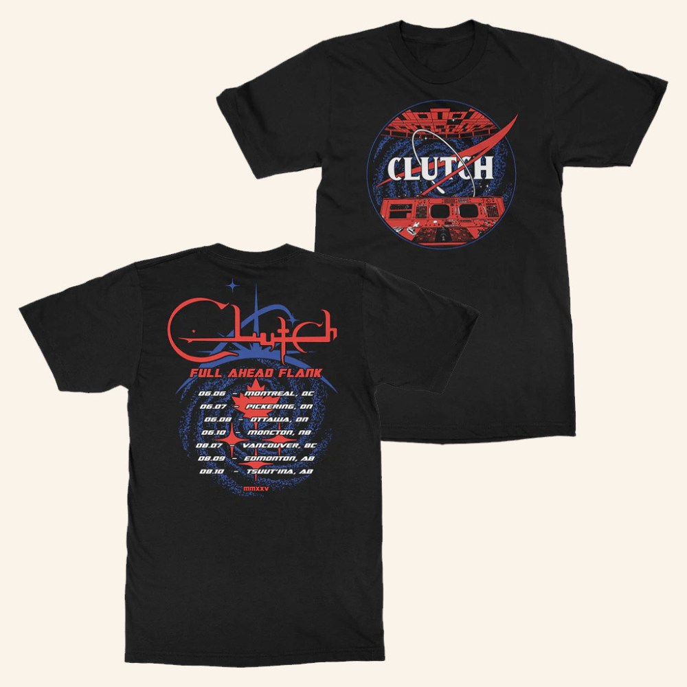 Clutch Merch Full Ahead Flank Tour T-Shirt Birthday Present For Him