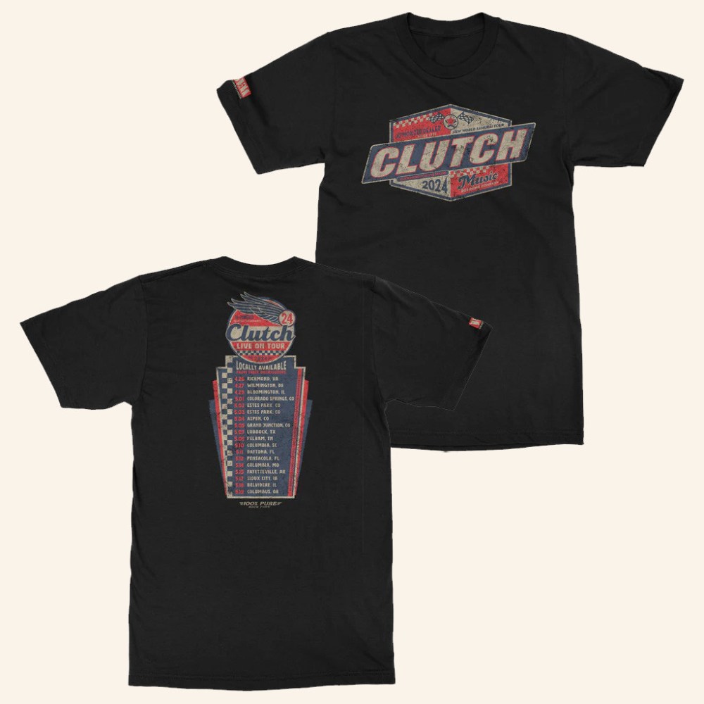 Clutch Merch New World Samurai Tour T-Shirt Gifts For Brother