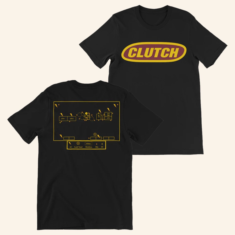 Clutch Merch Stage Plot T-Shirt Best Birthday Gift For Father